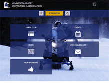 Tablet Screenshot of mnsnowmobiler.org